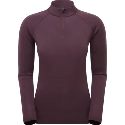 Women Montane Trekking|Ski Touring*Women's Malli Long Sleeve Zip Merino T-Shirt